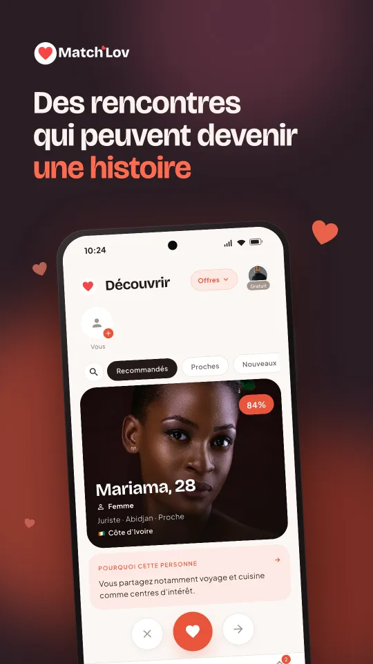 Des rencontres qui peuvent devenir une histoire