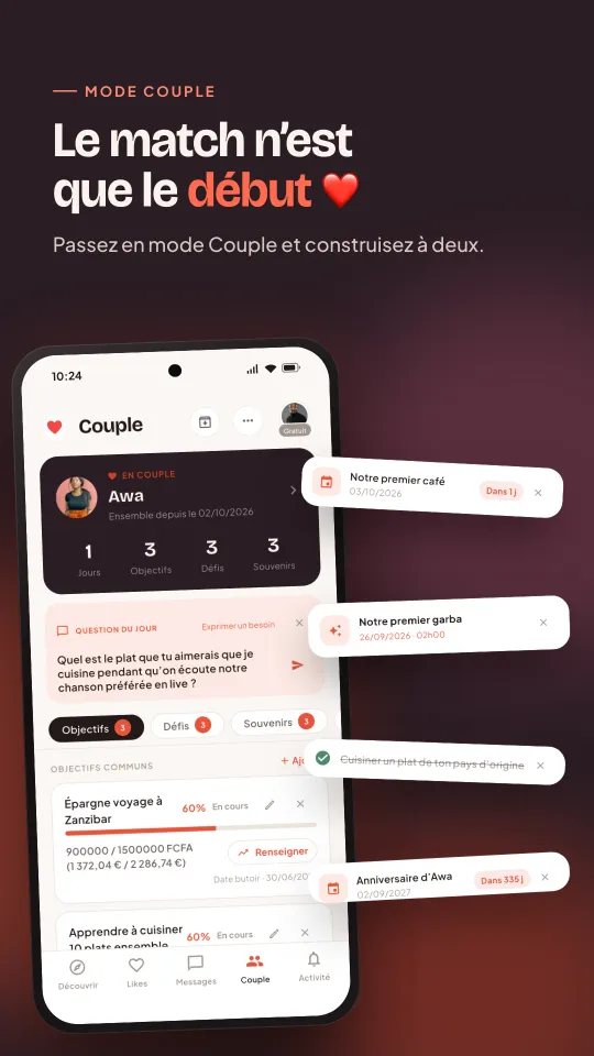 Le match n’est que le début : le mode Couple